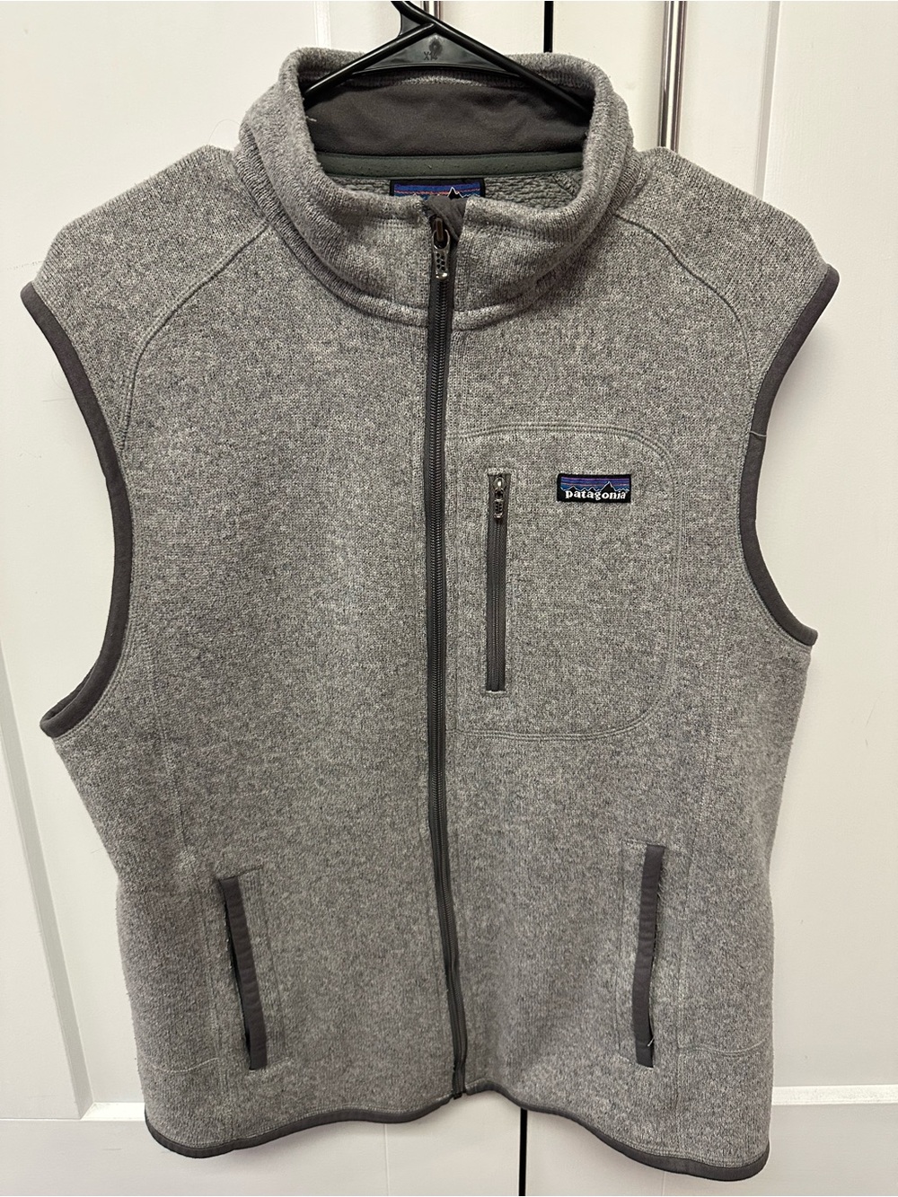 Patagonia Men’s Gray Fleece Vest - Full Zip